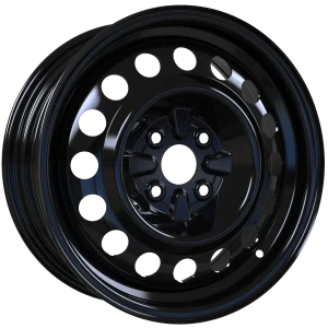 Envy Wheels – Steel Wheel – Black – 15″x6″ 46mm – All weather Wheels – NX95346